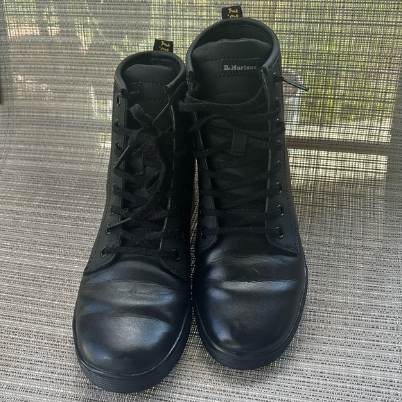 Dr. Martens Black Leather Ankle Boots - Picture 2 of 12